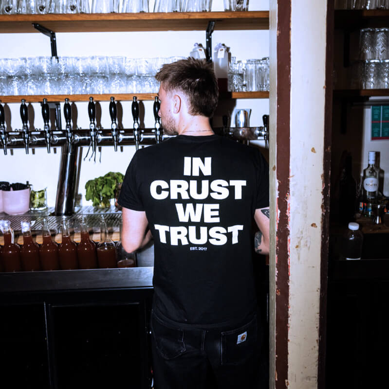 t-shirt med tryk